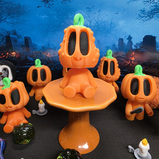 Halloween Blob Pumpkin Friends (Warty Head)