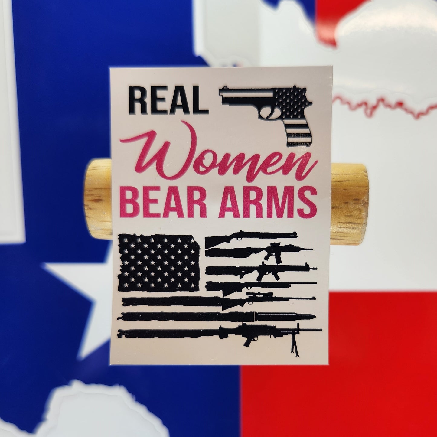 Sticker: Patriotic (Real Women Bear Arms)